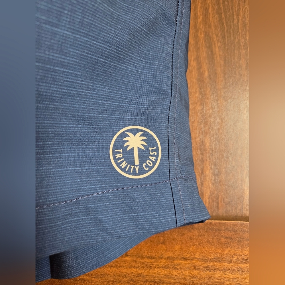 Men's Trinity Coast Blue Striped Swim Shorts - NWT! - Picture 4 of 7